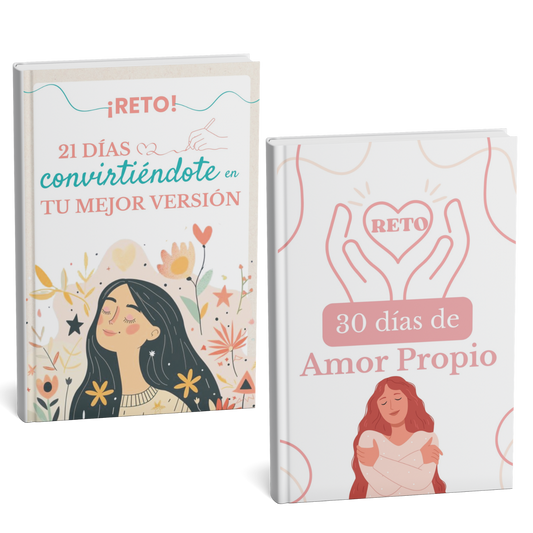 Pack Libérate del Estancamiento: 21 Días Convirtiéndote en tu Mejor Versión + Reto 30 Días de Amor Propio