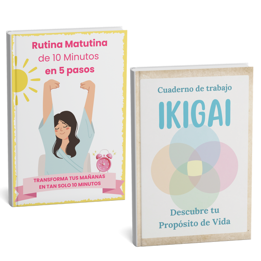 Pack Despierta del Vacío y Encuentra tu Propósito: Rutina Matutina de 10 Minutos en 5 Pasos + Ikigai - Descubre tu Propósito de Vida
