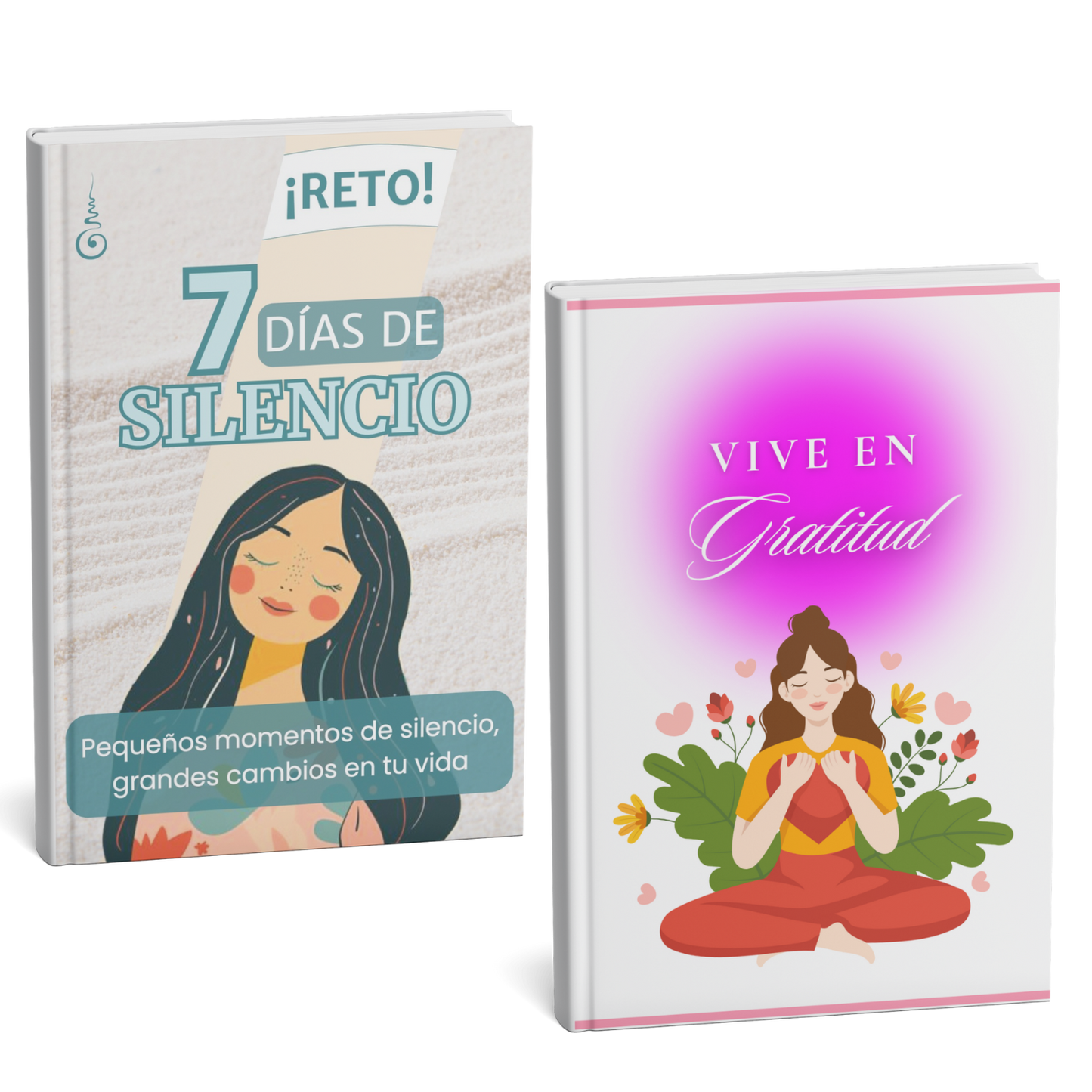 Pack Libera Tu Mente y Vive en Calma:  Reto 7 Días de Silencio + Vive en Gratitud